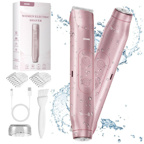 Last 3 Hours: 2nd Only $9.99! QIAWI 2-in-1 Women’s Electric Shaver – Dual Head Precision Trimmer