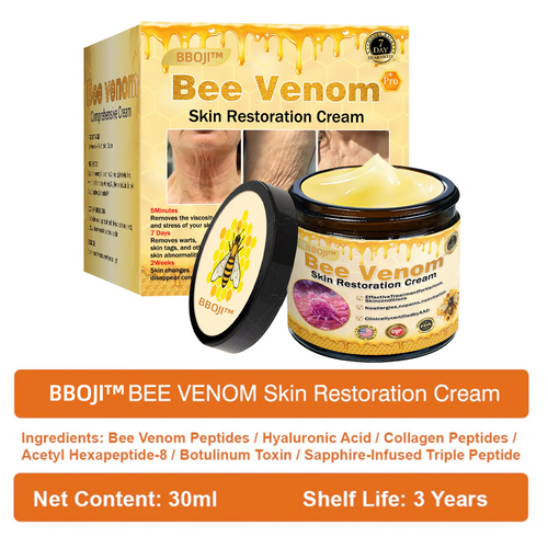 🔥 60% OFF Today Only 🔥 🐝 FDA-Approved BBOJI™ Bee Venom Pro Cream – Clinically Proven to Firm, Lift & Smooth Skin at Any Age 🐝