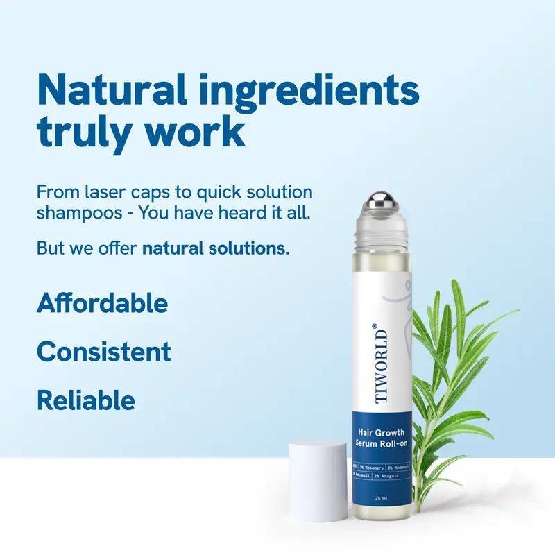 Hair Growth Roll-On Serum – See hair growth in 4 weeks