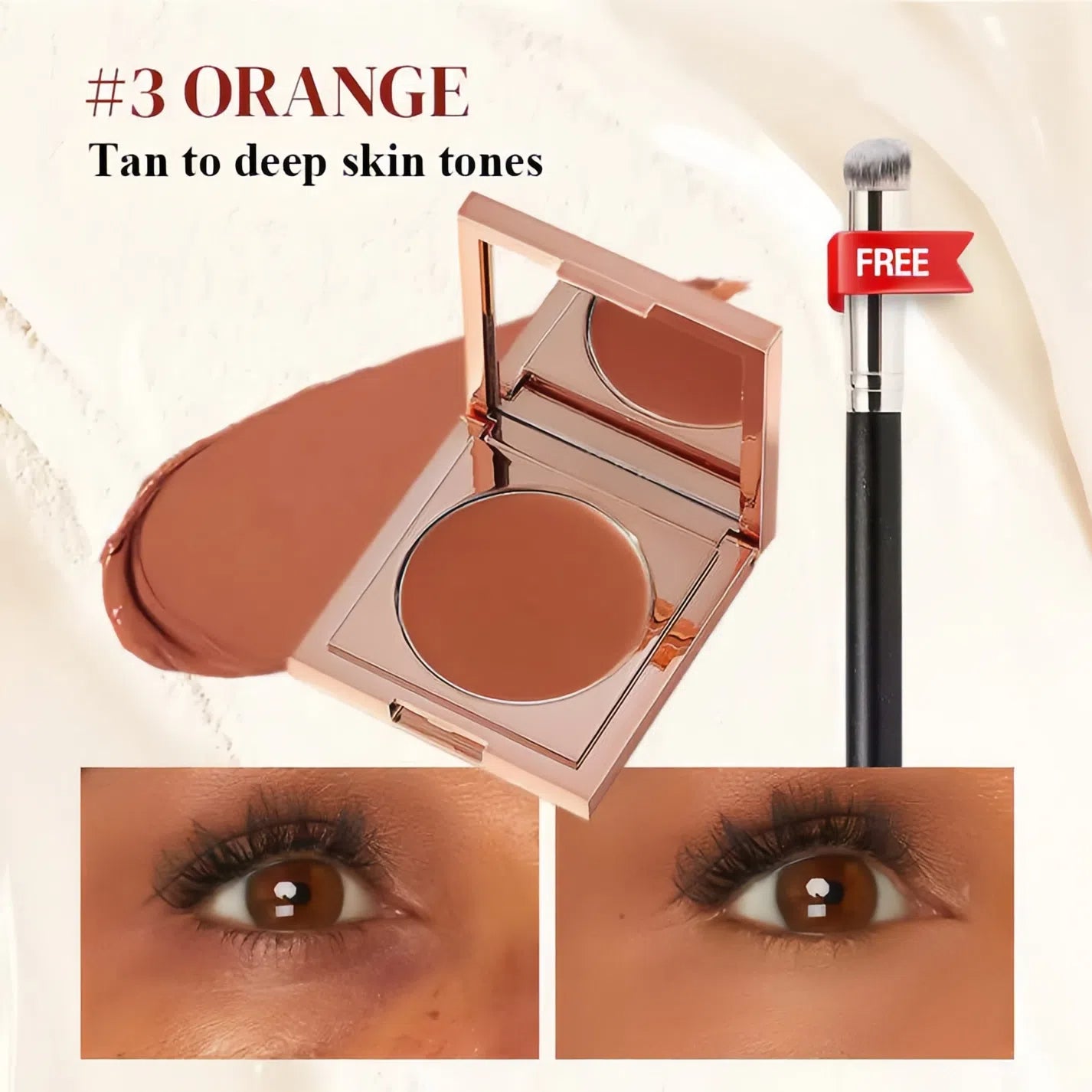 🔥Hot Selling -💜 Undereye Corrector Concealer-Free Brush