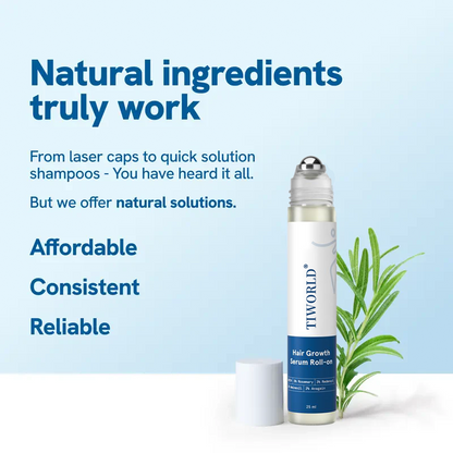 Hair Growth Roll-On Serum – See hair growth in 4 weeks